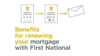 Benefits of renewing your mortgage with First National