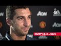 exclusive henrikh mkhitaryan s first interview with mutv full interview