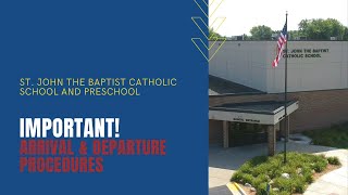 Drop-off and pick-up procedures for back-to-school fall 2020.