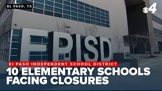 El Paso school district reveals list of elementary school facing closures