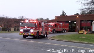 Montgomery County NEW Engine 729 \u0026 Rescue Squad 729 Responding