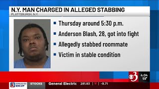 Plattsburgh man arrested after stabbing roommate