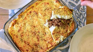 Keto Cottage Pie Recipe with a Low-Carb Creamy Cauliflower Mash Topping (Easy)