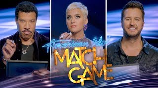American Idol Match Game with Lionel Richie, Katy Perry, Luke Bryan and the Contestants!