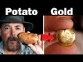 Placer Gold Smelting: Revealing the Secret Art of Using Potato and Mercury