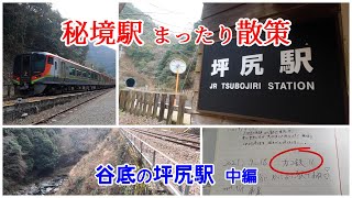 【秘境の駅】坪尻駅(中編)まったり散策 20240210