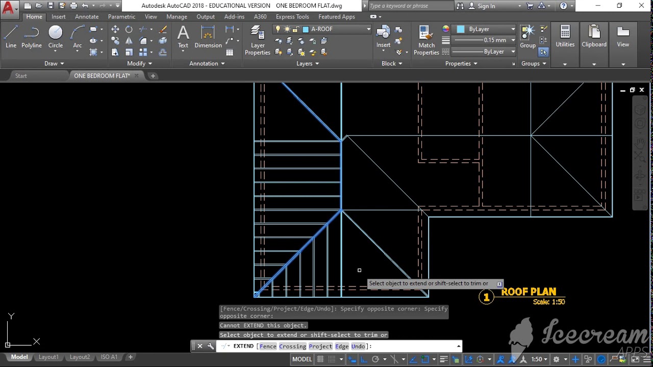 How To Draw A Roof Framing Plan Part 2 - YouTube