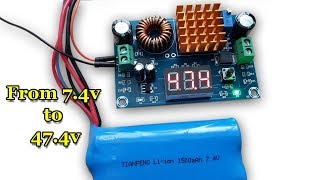 XH-M411 Digital Step Up Boost Converter DC-DC 3V-35V to 5V-45V