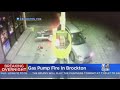 Car Crashes Into Brockton Gas Pump, Sparks Fire