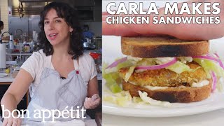 Carla Makes Crispy Fried Chicken Cutlet Sandwiches | From the Test Kitchen | Bon