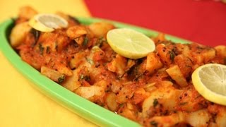 Best Lasooni Aloo (Garlic Potato Curry) By Seema