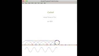 Winplot Animation Series 01: Cycloid