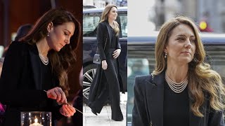 👸✨️Kate Middleton’s Timeless Pearl Tribute and Poignant Elegance on Holocaust Memorial Day