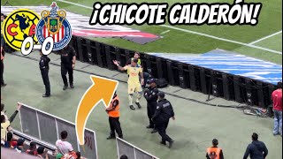 🚨CHICOTE CALDERÓN “PROVOCANDO” a la AFICIÓN en el ESTADIO AKRON en el CHIVAS vs AMÉRICA 0-0