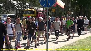 38. Piesza Pielgrzymka Kaszybska z Helu na Jasną Górę - Przejście przez Jastarnię - 25.07.2019 r.