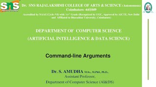 Command line Arguments|Python File|SNS Institutions