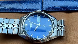 Vintage July 1972 Seiko LM 5606-7190 w/ modded crystal upgrade - fully serviced - 100% Original