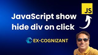 JavaScript show hide div on click