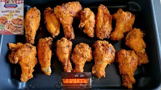 Nashville Hot Spicy Chicken Wings Chefavor Air Fryer Griddle & Grill Airfryer