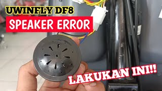 SEPEDA LISTRIK U'WINFLY DF8 SPEAKER ERROR - INI SOLUSINYA!!