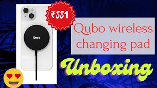 Qubo Z1 Magzap charging pad unboxing #unboxing #unbox #Flipkart #sale #gadgets #chargers #tech #2023