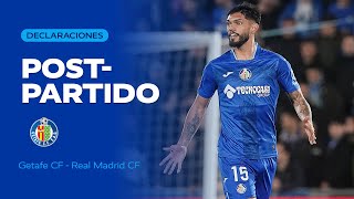 Declaraciones postpartido Getafe - Real Madrid