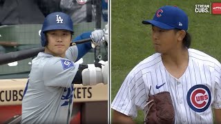 Every pitch from Shohei Ohtani and Shota Imanaga’s first MLB matchup!