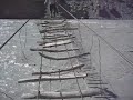 World's Most Dangerous Bridge? Passu Suspension Bridge, Northern Pakistan