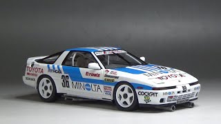 T-GARAGE店長がキットレビュー＆製作 ハセガワ 1/24 MA70 ミノルタスープラターボ 1988 インターTEC