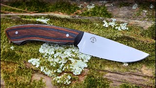 Beginner knife making: Forging a hunting/skinning knife from 5160