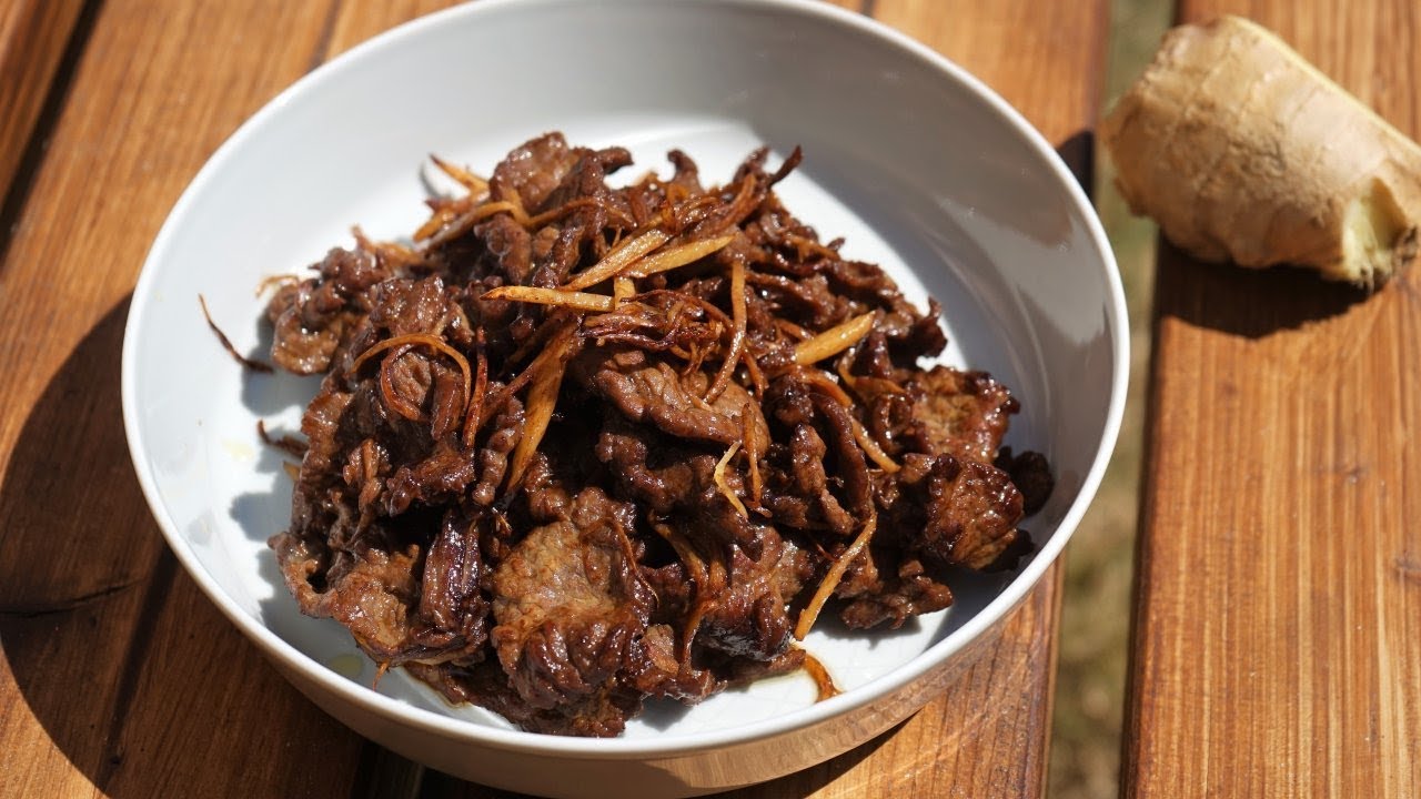 Boeuf Sauté Au Gingembre - Recette De Cooking With Morgane - YouTube