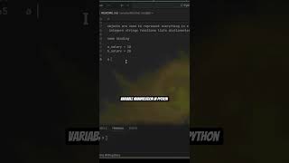 Variable manipulation in python #programming #education #python #new #code #coding #tutorial