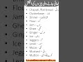 Learn Eatable Things in English with Urdu Translations | Vocabulary Lesson#english#food #vocabulary