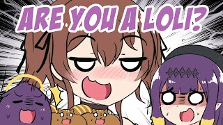 【Natsuiro Matsuri \u0026 Ninomae Ina'nis】♥ Are You A Loli, Ina-tan? ♥【Hololive Animated EngSub】