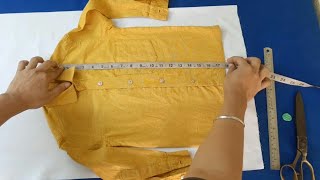 baby boy shirt cutting and stichting / school dress shirt  cutting and stitchting