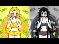 [🐾paper dolls🐾] Rich Rapunzel vs Poor Sadako and Gift For Good Girl  | Rapunzel Family