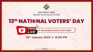 Election Commission Of India is Celebrating 13th National Voters’ Day