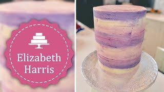 How to Create Watercolour Buttercream | Cake Decorating Tutorial