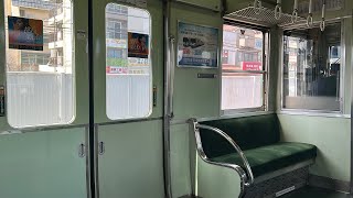 爆音モーター音！！京阪2200系2209F 車内と走行音 御殿山駅〜牧野駅まで