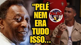 🚨ABSURDO: OLHA o que Cristiano Ronaldo FALOU do PELÉ hoje