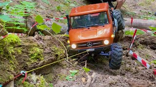 Mercedes Unimog Axial SCX10-II in last part