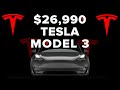 $26,990 Tesla Model 3 Is Available NOW | Here's Who Can Get It