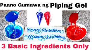 Perfect Home Made Piping Gel | 3Ingredients Only | for Cakes Dedication