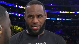 LeBron James Has High Praise For Zion Williamson After First Meeting | Full Interview