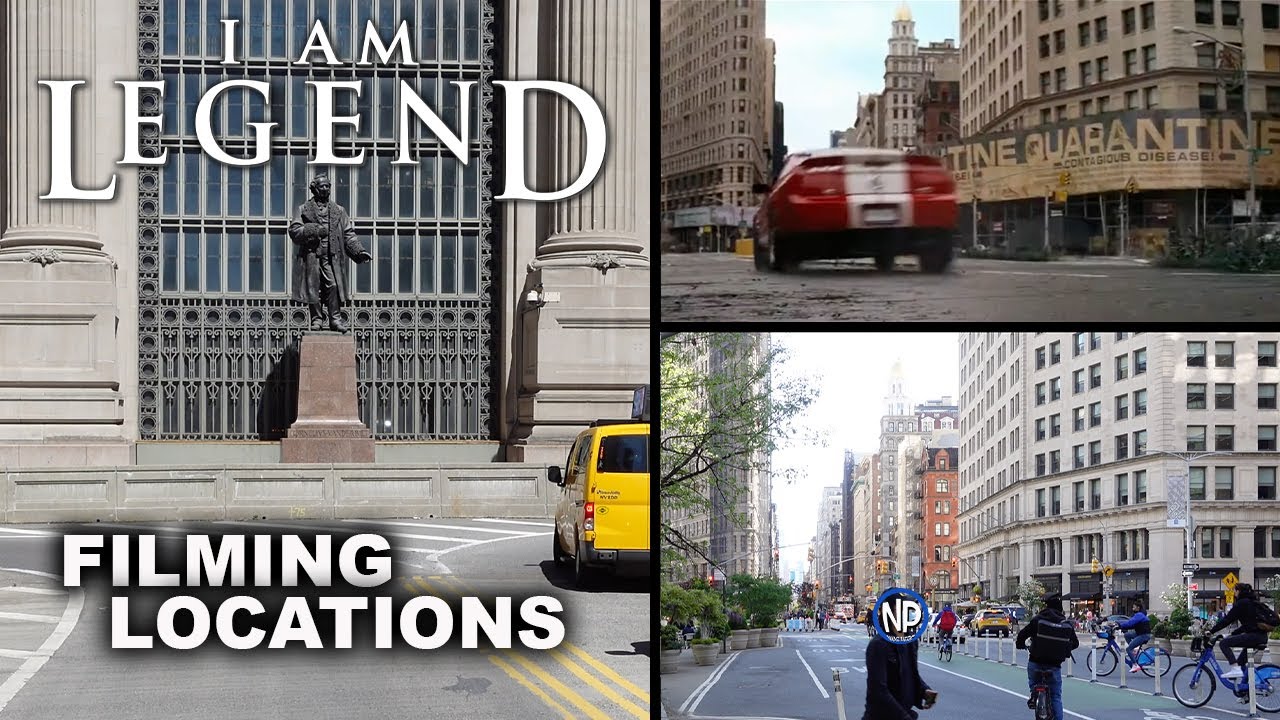 I Am Legend FILMING LOCATIONS Then And Now - YouTube