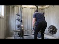 yates rows 110kg and 120kg