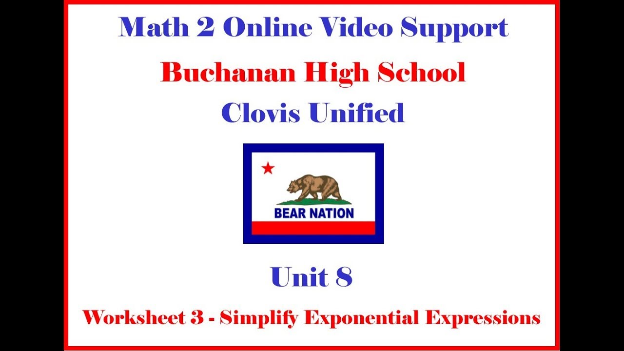 Math 2 Unit 8 Ws 3 Homework Help Morgan Youtube