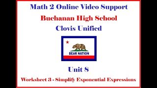 Math 2 Unit 8 WS 3 Homework Help Morgan
