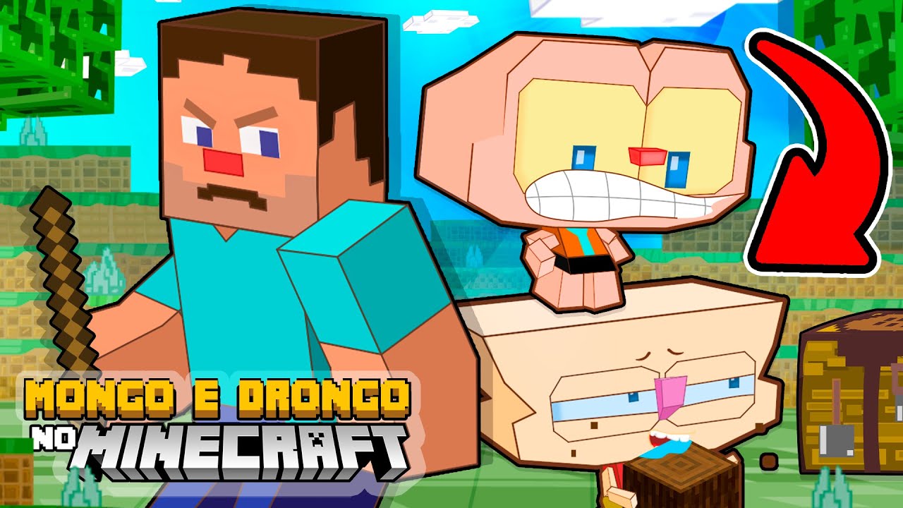 Mongo E Drongo Aprendem Minecraft Youtube