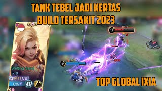 Tank Tebel Jadi Kertas IXIA Top Global Gold Lane Best Build & Emblem Tersakit 2023  MLBB